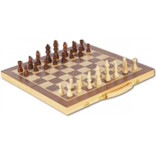 Natural Games Σκάκι ξύλινο 41X41εκ 61203818