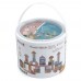 Viga Toys Σετ 60 Ξύλινα Tουβλάκια σε Κουβαδάκι 44010