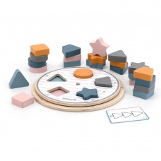 Viga Toys Ξύλινα Σφηνώματα Σχήματα-Χρώματα 44050